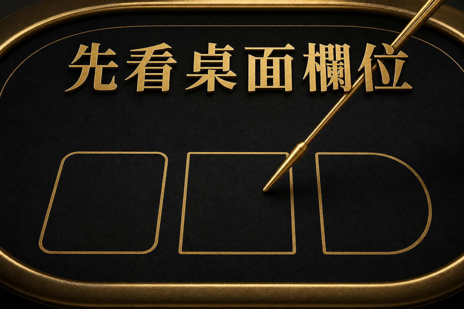 金鑫ONLINE真人百家樂怎麼玩？先讀懂一局流程、桌規與停止線－金鑫ONLINE 文章說明圖