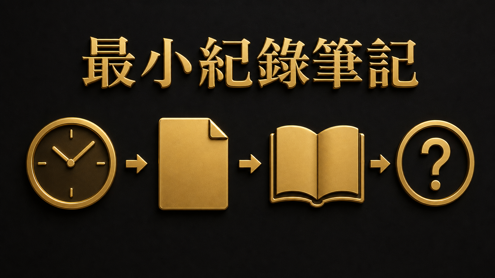 最小紀錄筆記的日期、來源與問題示意圖